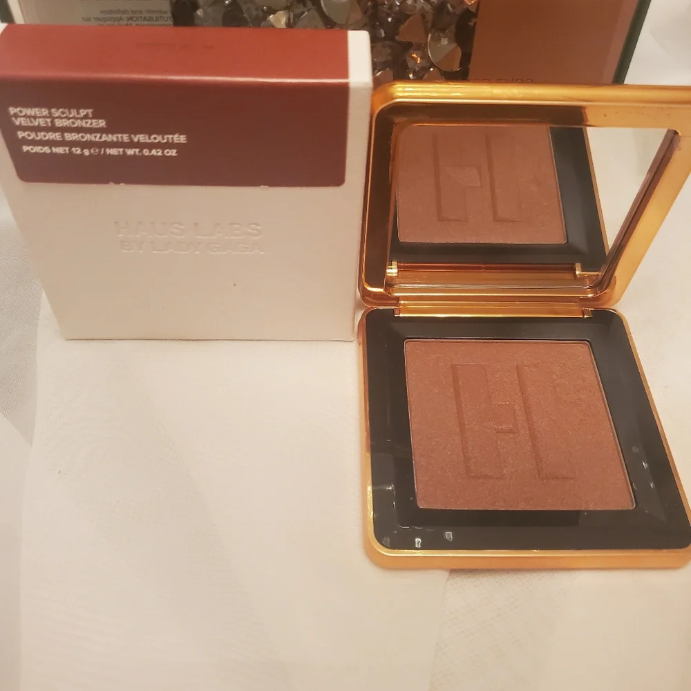 🍂HAUS LABS BY LADY GAGA VELVET BRONZER DEEP LEVEL 10 NIB